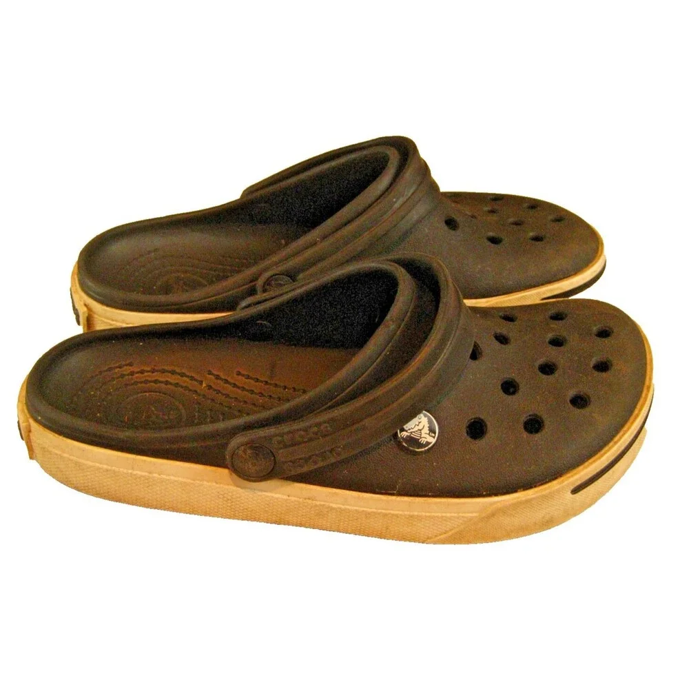 Crocs Swiftwater Mesh Closed Toe Deck Sandal Shoe sz 6M/8W